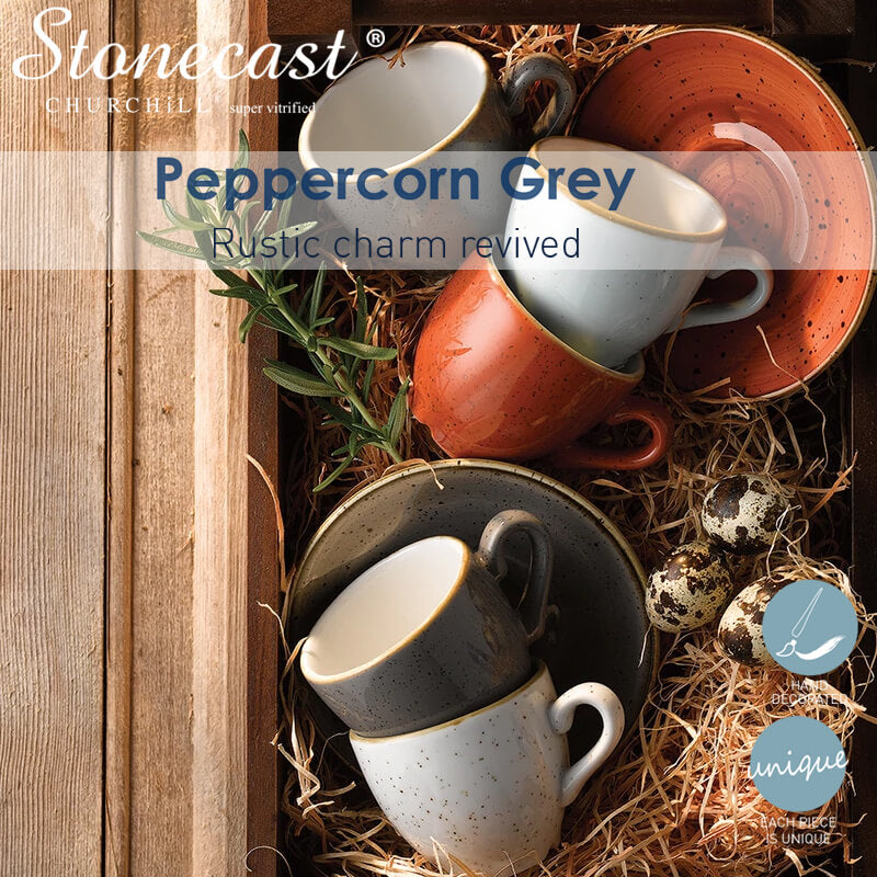10 Cl Churchill Stonecast taza espresso de porcelana
