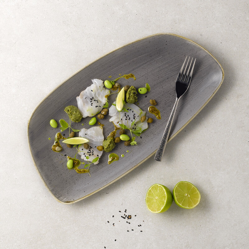 35X18 5 Cm Churchill Stonecast plato bandeja rectangular en porcelana vitrificada