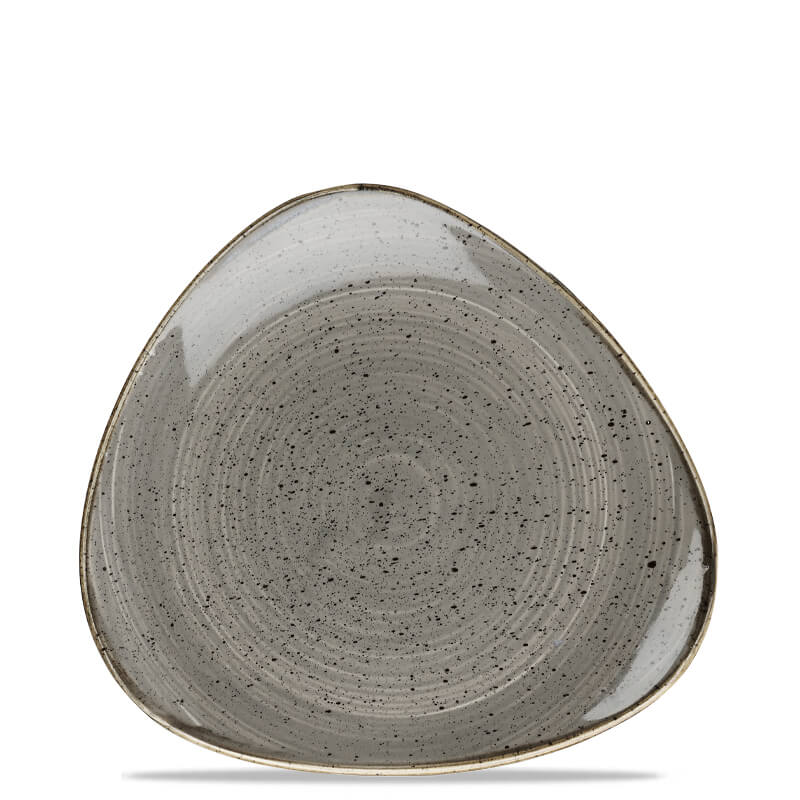 26 5X26 5 Cm Churchill Stonecast plato llano triangular en porcelana vitrificada
