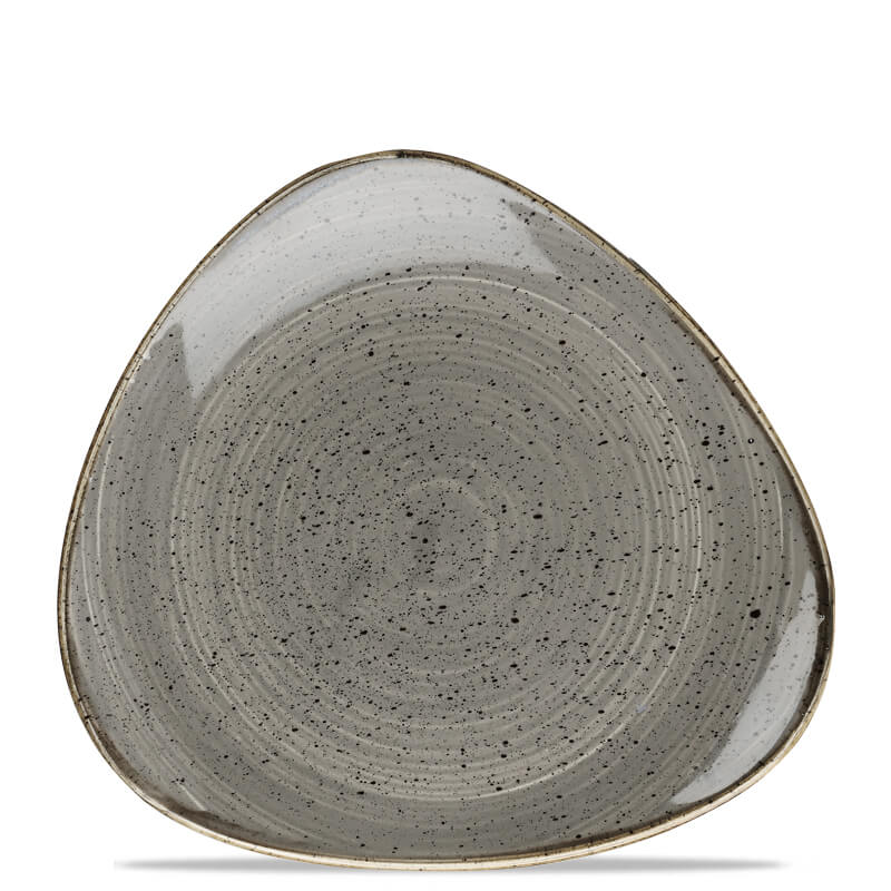 31 Cm Churchill Stonecast Piatto Piano Triangolare In Porcellana Vetrificata