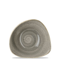 18 5X18 5 Cm Churchill Stonecast deep triangular plate in vitrified porcelain