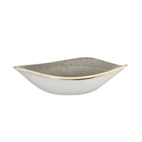 18 5X18 5 Cm Churchill Stonecast deep triangular plate in vitrified porcelain