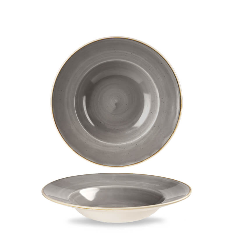 24 Cm Churchill Stonecast round pasta plate in vitrified porcelain