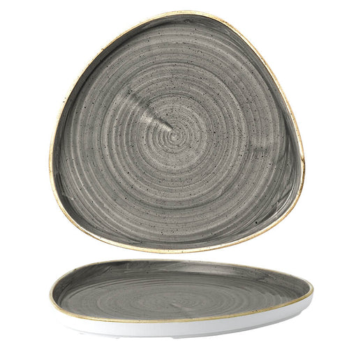 26 Cm Churchill Stonecast Driehoekig plat bord van geglazuurd porselein