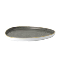 26 Cm Churchill Stonecast Triangular Flat Plate in Vitrified Porcelain