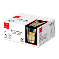 3 8 Cl Bormioli Rocco Oxford Likeurglas van gehard glas Set van 6 stuks