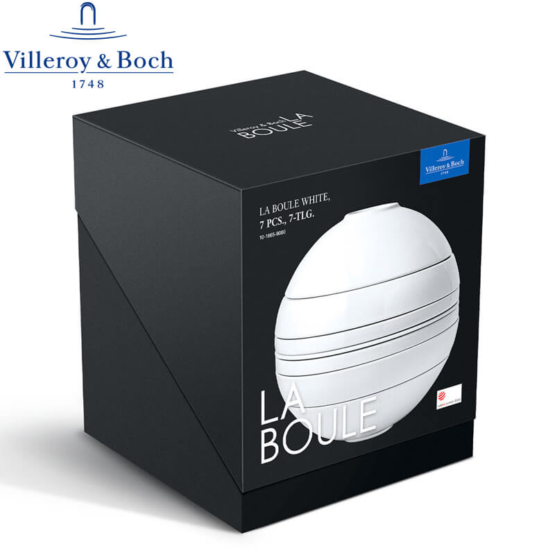 Villeroy And Boch La Boule service d'assiettes en porcelaine - set 7 pièces
