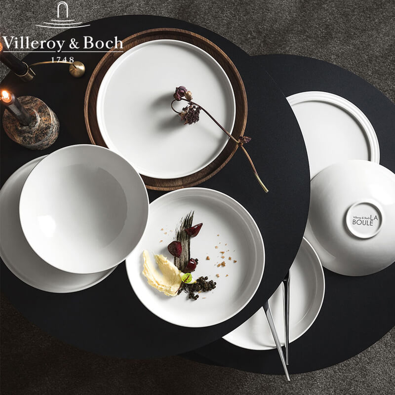 Villeroy And Boch La Boule service d'assiettes en porcelaine - set 7 pièces