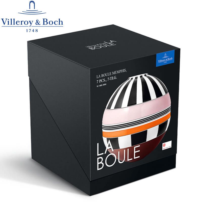 Villeroy And Boch La Boule service d'assiettes en porcelaine - set 7 pièces