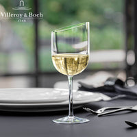 30 Cl Villeroy And Boch Newmoon White Wine Glass in Glass Set of 4 Pieces