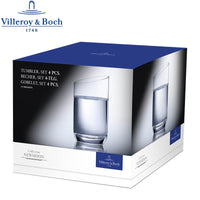 22 5 Cl Villeroy And Boch Newmoon Verre à eau en verre Set de 4 pièces