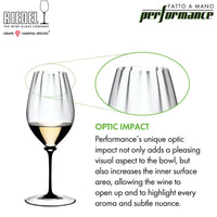 62 3 Cl Riedel Fatto A Mano White Wine Riesling Glass in Glass