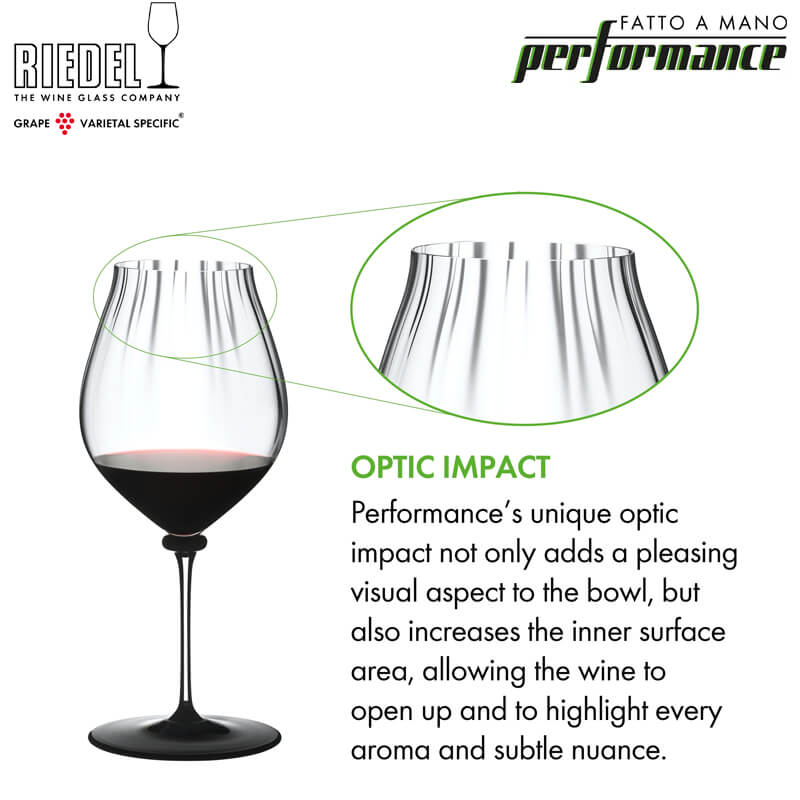 83 Cl Riedel Fatto A Mano Verre à vin rouge Pinot Noir en verre