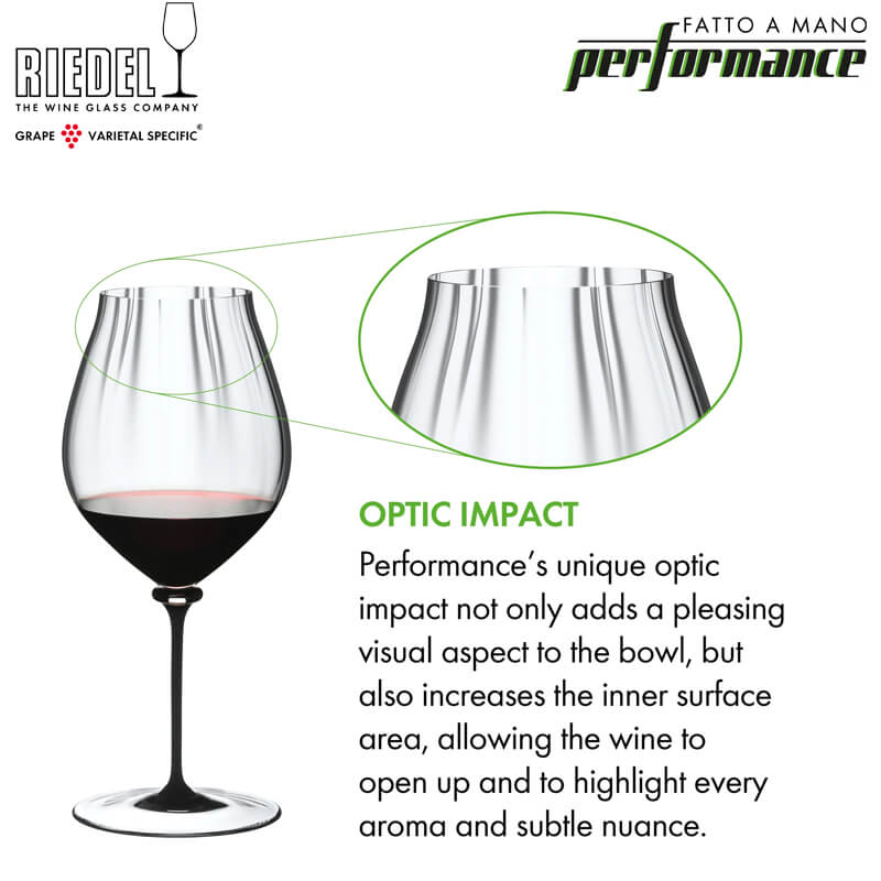 83 Cl Riedel Fatto A Mano Verre à vin rouge Pinot Noir en verre