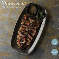 29 7X15 3 Cm Churchill Stonecast plato bandeja rectangular de porcelana vitrificada