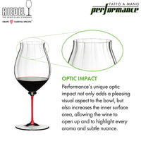 83 Cl Riedel Fatto A Mano Verre à vin rouge Pinot Noir en verre