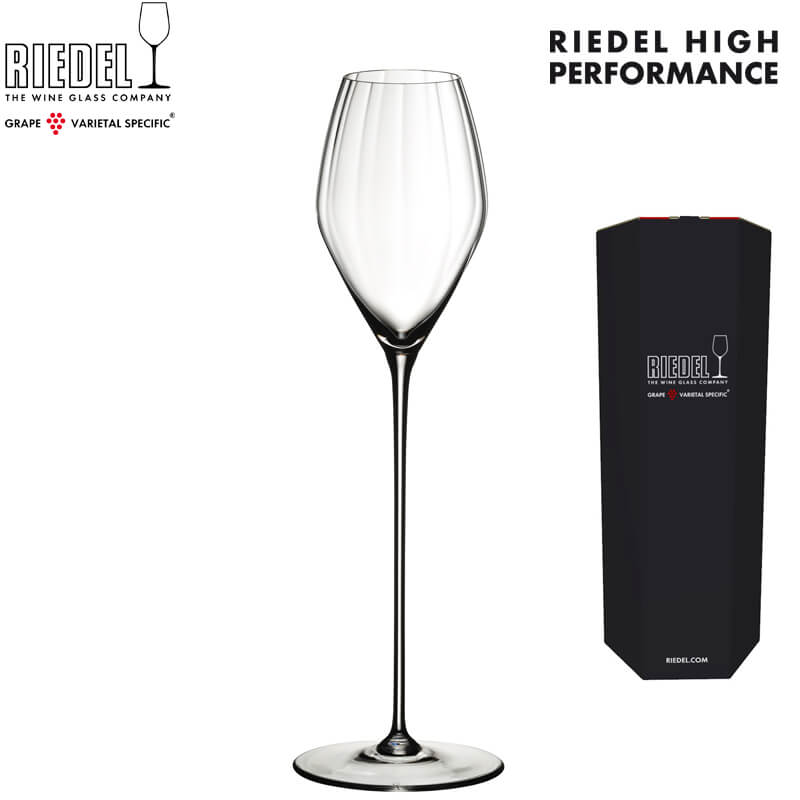 37 5 Cl Riedel High Performance flute glass in glass
