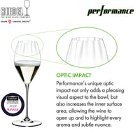 37 5 Cl Riedel Performance Proefglas in Glas - Set van 2 Stuks