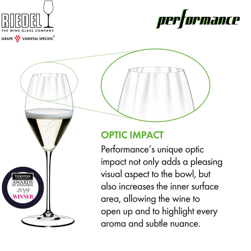 37 5 Cl Riedel Performance Proefglas in Glas - Set van 2 Stuks