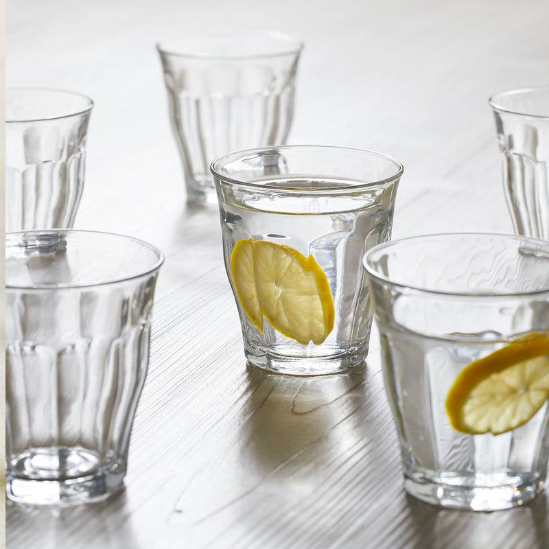25 Cl Duralex Picardie Waterglazen van gehard glas Set van 6 st