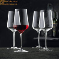 55 Cl Nachtmann Vinova Red Wine Glass in Glass Set of 4 Pieces