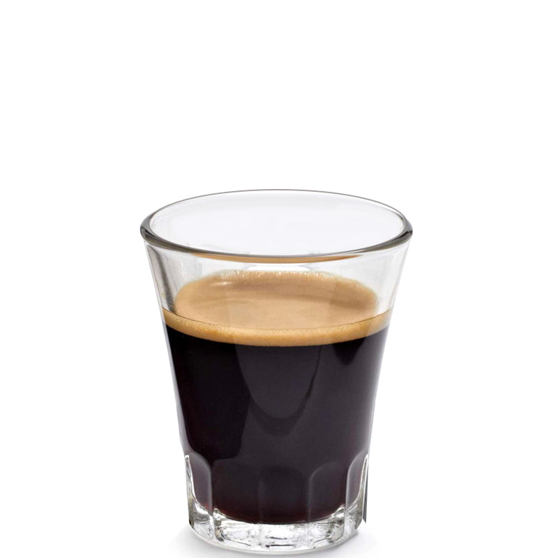 7 Cl Duralex Amalfi Bicchierino Caffe van gehard glas Set van 4 st