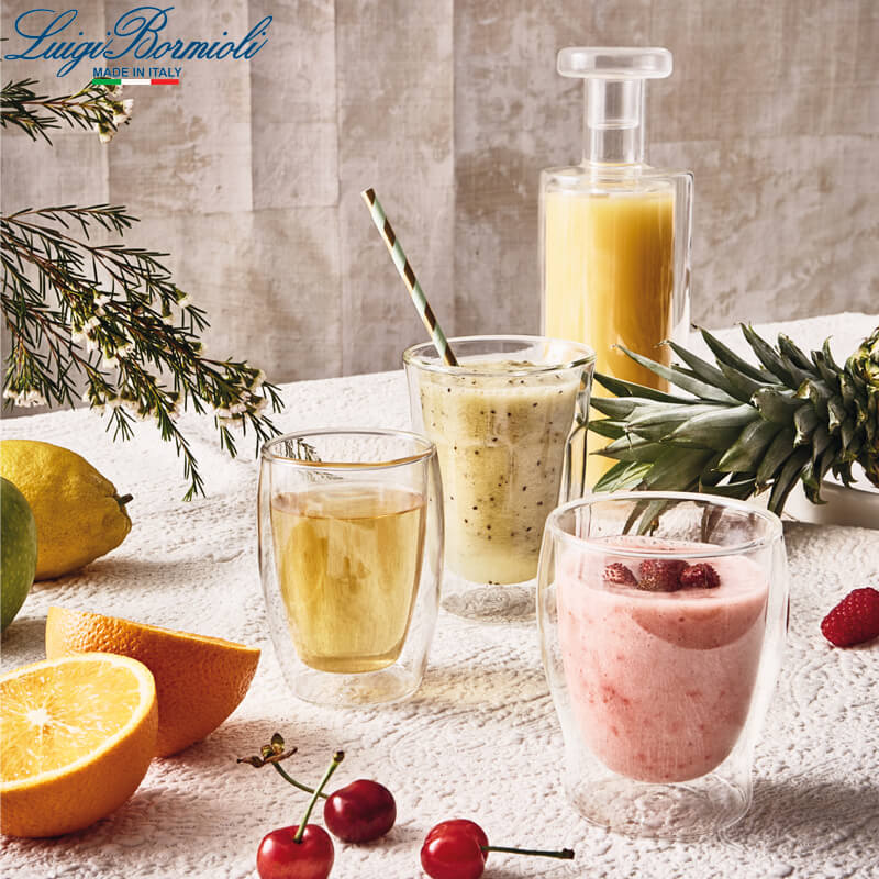 75 Cl Bormioli Luigi Thermic Glass Bottiglia Con Tappo In Vetro Borosilicato