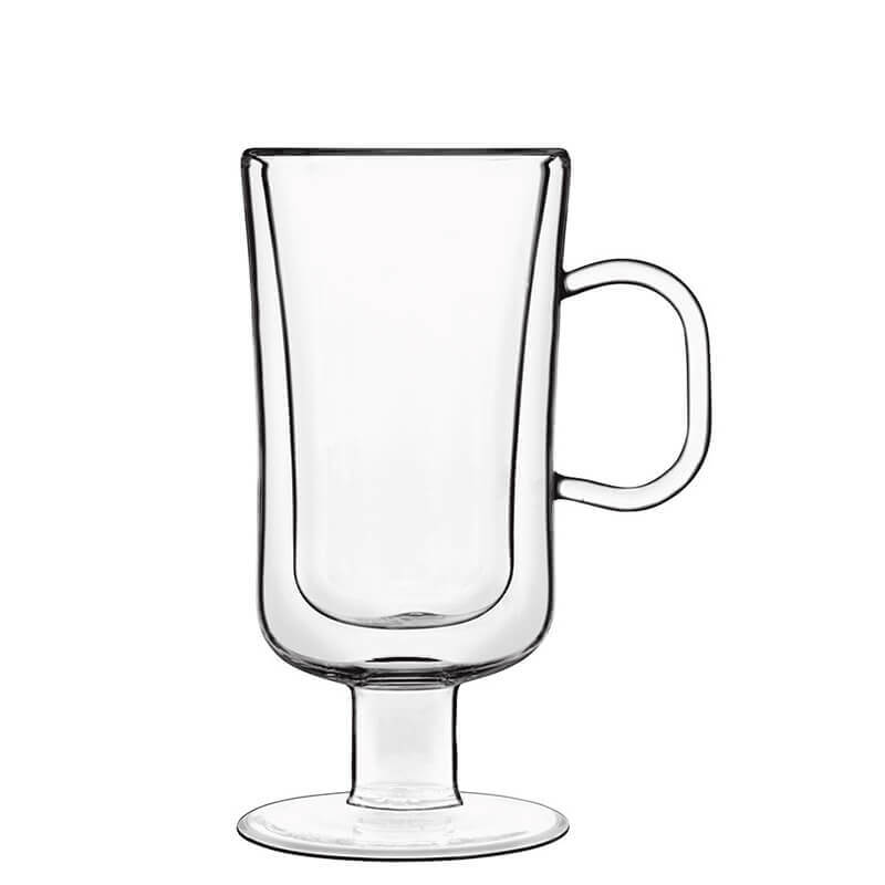 25 Cl Bormioli Luigi Thermic Glass Irish Coffee Cappuccino Glass In Borosilicate Glass Set 2 Pcs