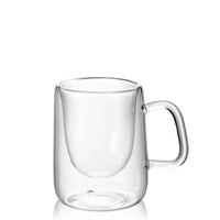 9 Cl Bormioli Luigi Thermic Glass Tasse à café en verre borosilicaté Set de 2 pièces