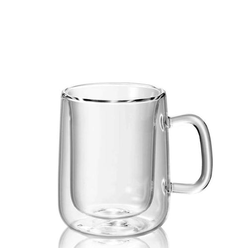 10 Cl Bormioli Luigi Thermic Glass Espressokopje Dubbelwandig van borosilicaatglas Set van 2 stuks