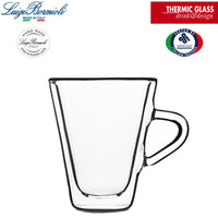 10 5 Cl Bormioli Luigi Thermic Glass Tazzina Caffe In Vetro Borosilicato Set 2 Pezzi