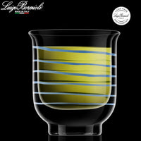 23 5 Cl Bormioli Luigi Thermic Glass Asagao Tasse à thé en verre borosilicaté Set de 2 pièces