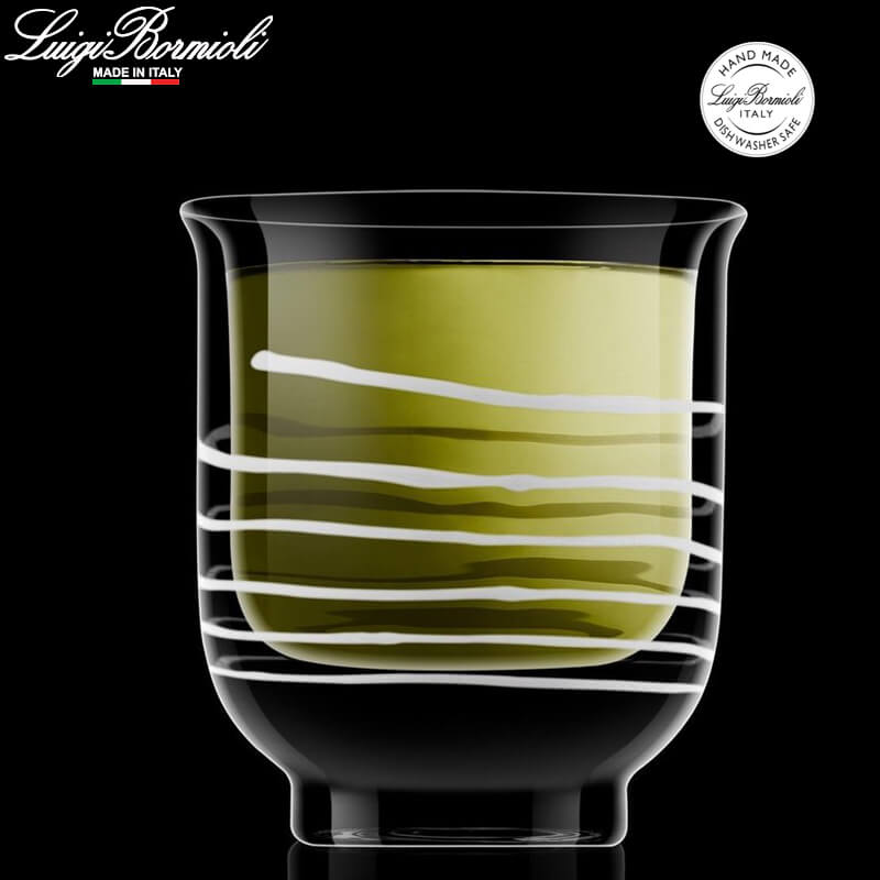 23 5 Cl Bormioli Luigi Thermic Glass Sakura Taza de té de vidrio borosilicato Set de 2 piezas