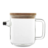 1 Litro Bormioli Luigi Thermic Glass Théière Avec Bec Verseur En Verre Borosilicate