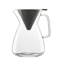 1 Litro Bormioli Luigi Thermic Glass Caffettiera Con Filtro In Vetro Borosilicato