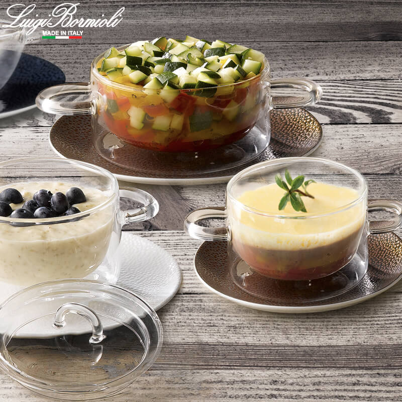 27 Cl Bormioli Luigi Thermic Glass Set ronde luchtdichte thermische glazen pot Set van 2 st