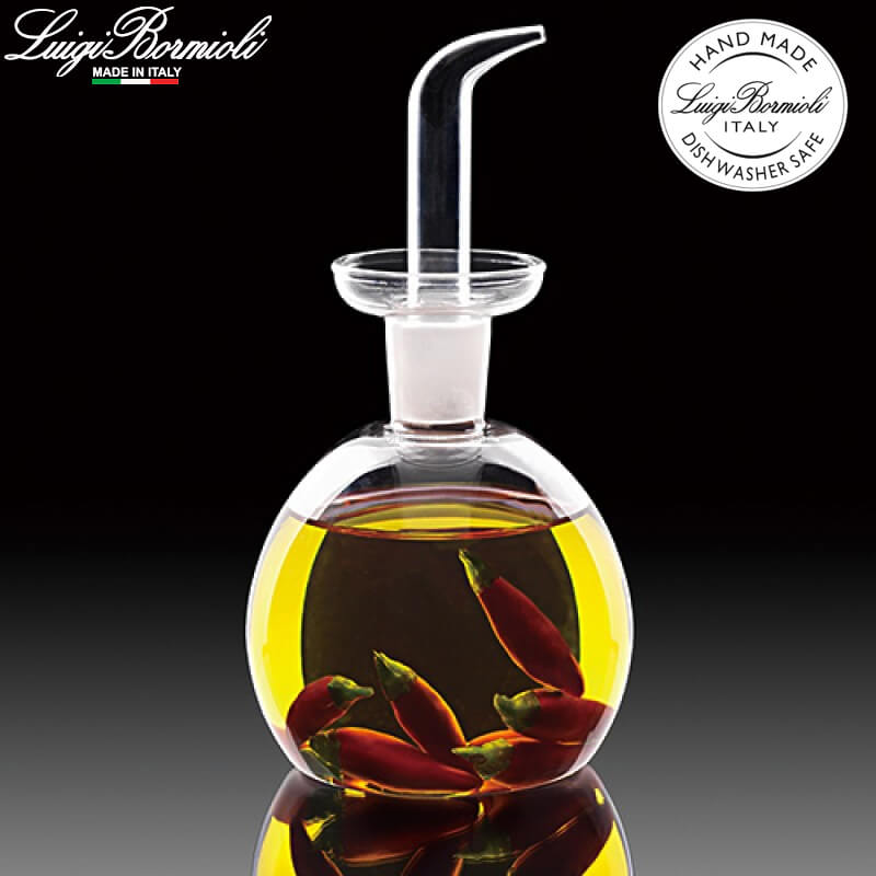 25 Cl Bormioli Luigi Thermic Glass Ronde oliekan van borosilicaatglas