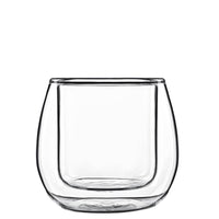 22 Cl Bormioli Luigi Thermic Glass Ametista Verre à cappuccino en verre borosilicaté Set de 2 pièces