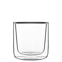 24 Cl Bormioli Luigi Thermic Glass Cylindrical Vaso de cappuccino de vidrio borosilicato Set de 2 piezas