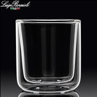 24 Cl Bormioli Luigi Thermic Glass Cylindrical Vaso de cappuccino de vidrio borosilicato Set de 2 piezas