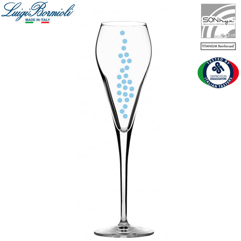20 Cl Bormioli Luigi Super Calice Flute In Vetro Set 6 Pezzi