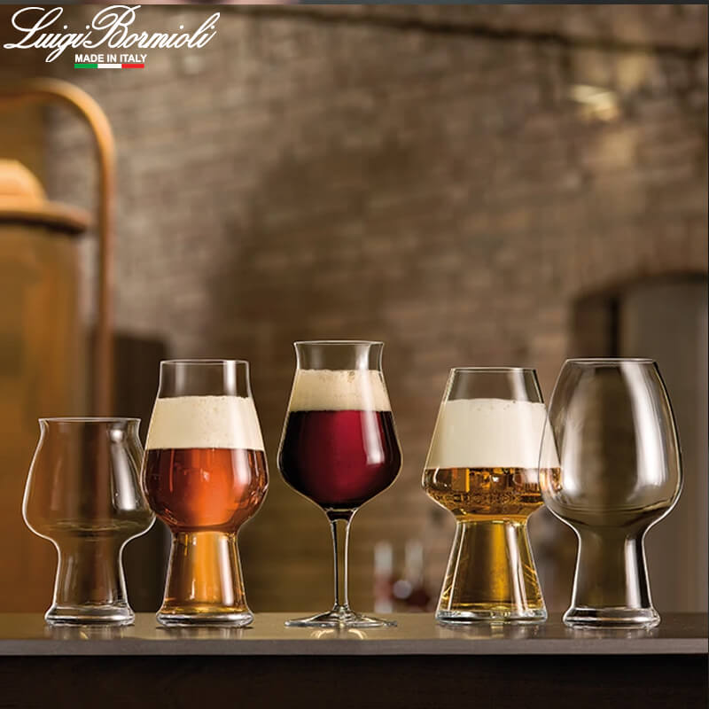 60 Cl Bormioli Luigi Birrateque Stout Bicchiere Birra In Vetro Set 6 Pezzi