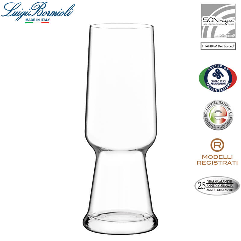 54 Cl Bormioli Luigi Birrateque Pilsner Bierglas in Glas - Set van 2 Stuks