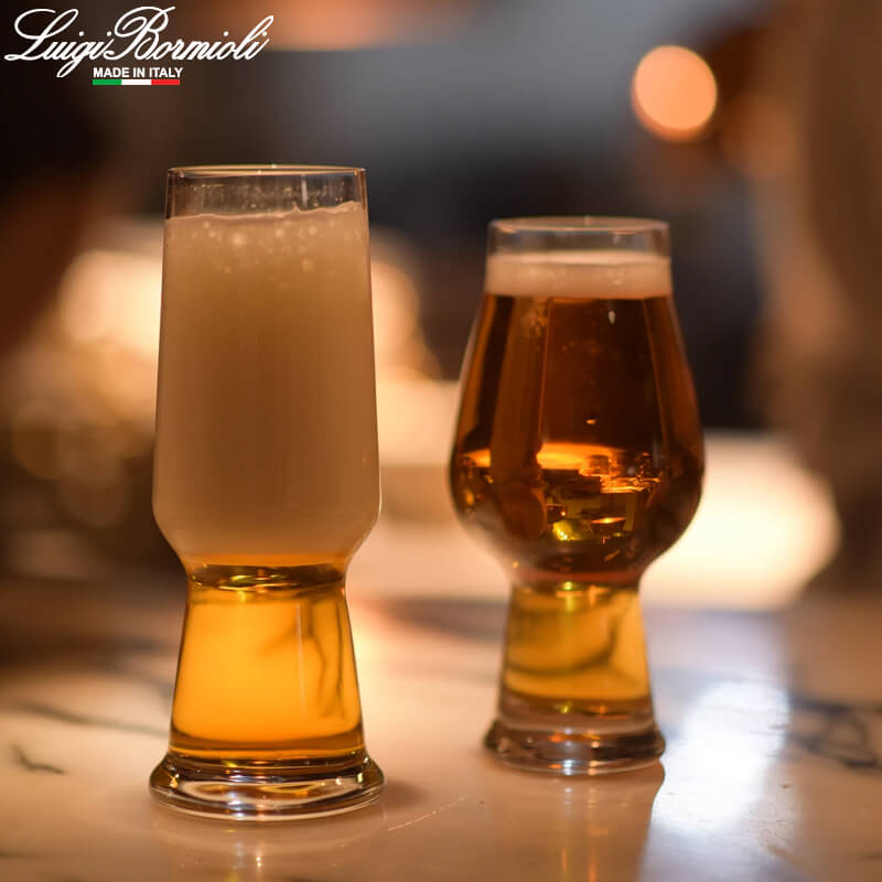 54 Cl Bormioli Luigi Birrateque Pilsner Bierglas in Glas - Set van 2 Stuks