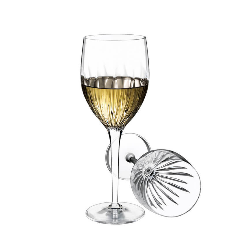 27 5 Cl Bormioli Luigi Incanto White Wine Glass in Glass Set of 6 Pieces