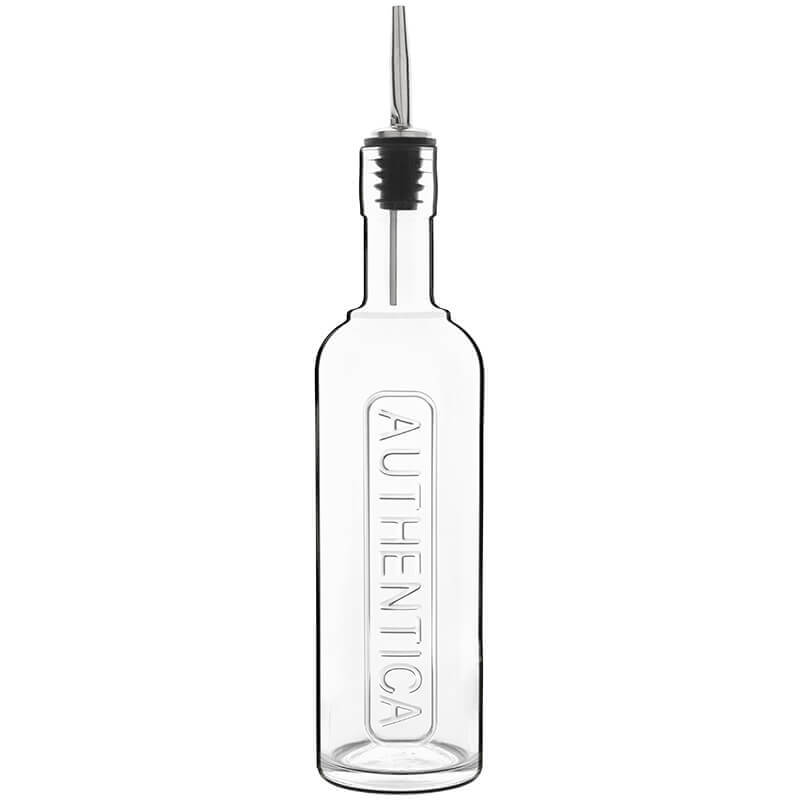 50 Cl Bormioli Luigi Optima Autentica Botella con pico vertedor de vidrio