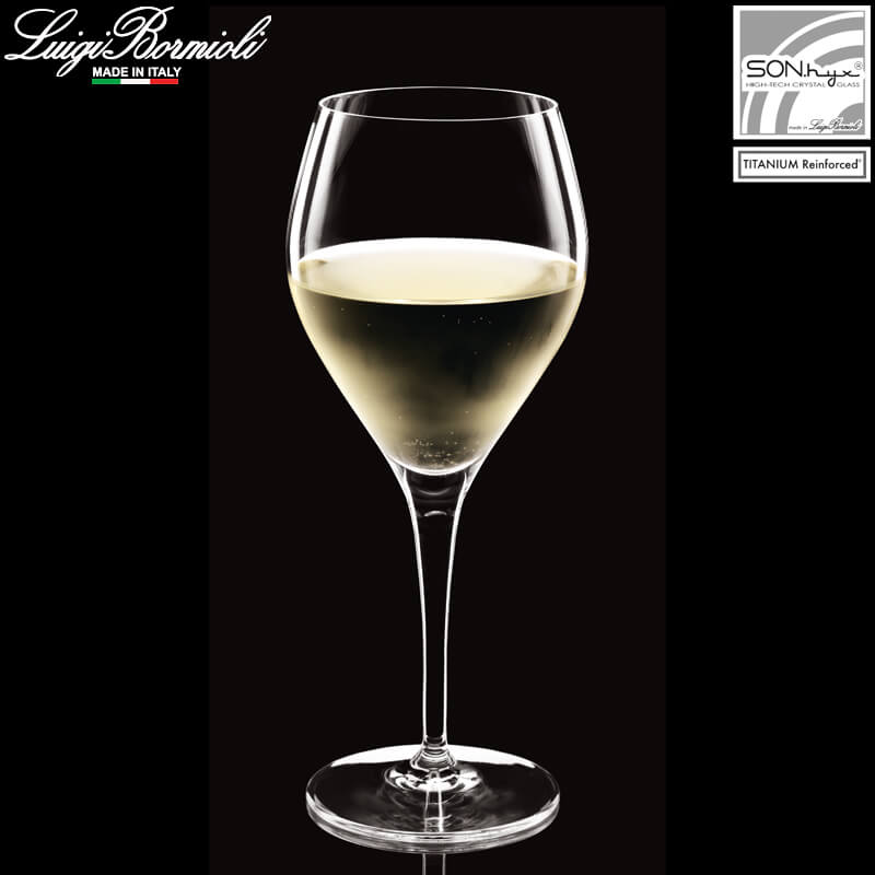 45 Cl Bormioli Luigi Regency Riesling-Weißweinglas aus Glas Set mit 4 Teilen