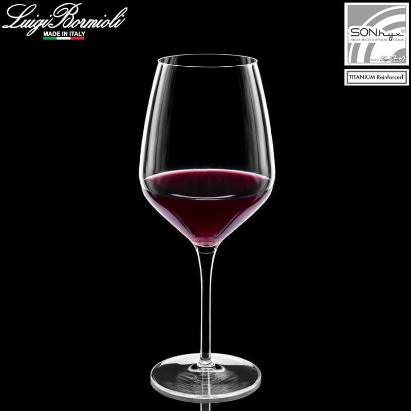 70 Cl Bormioli Luigi Regency Rode wijnglas Bordeaux van glas Set van 4 stuks