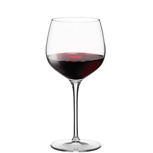 52 Cl Bormioli Luigi Royale Burgundy Red Wine Glass in Glass Set of 6 Pieces