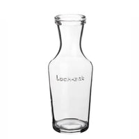 1 Litro Bormioli Luigi Lock Eat Carafe en verre Set de 12 pièces